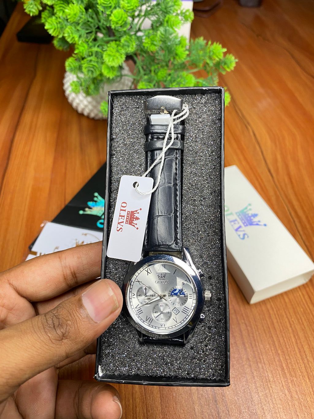 OLEVS Premium Men’s Watch | মাত্র ৳990 | Free Gifts & Raffle Draw Offer