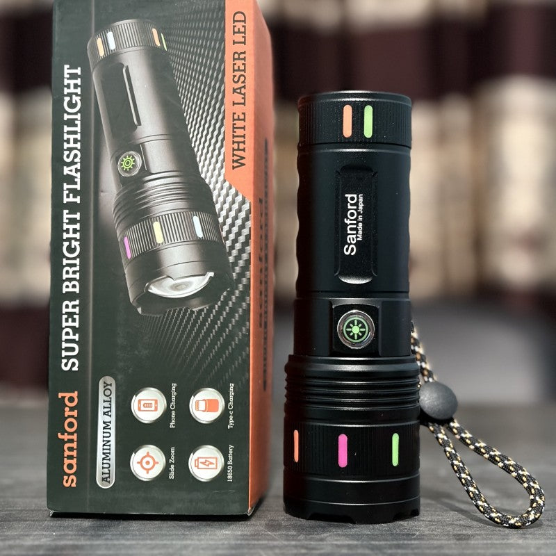 🔦 Sanford 18650 mAh Zoom Light with Powerbank – মাত্র ৳1350 টাকায়!