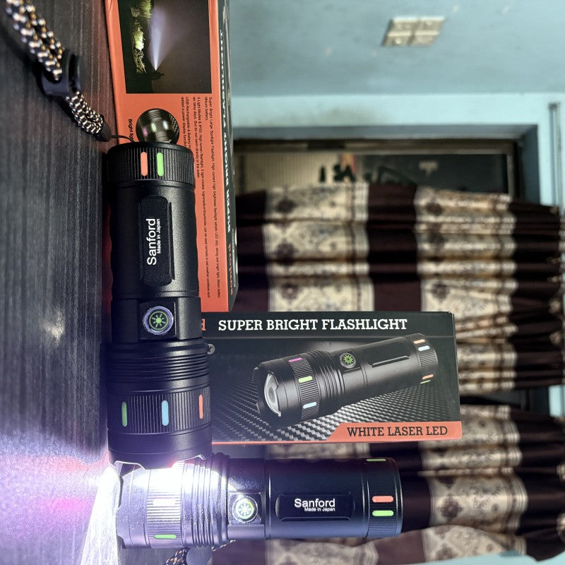🔦 Sanford 18650 mAh Zoom Light with Powerbank – মাত্র ৳1350 টাকায়!