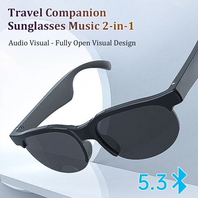Bluetooth Sunglasses | Audio Call + Music + Voice Assistant | ৳1250 Free Delivery