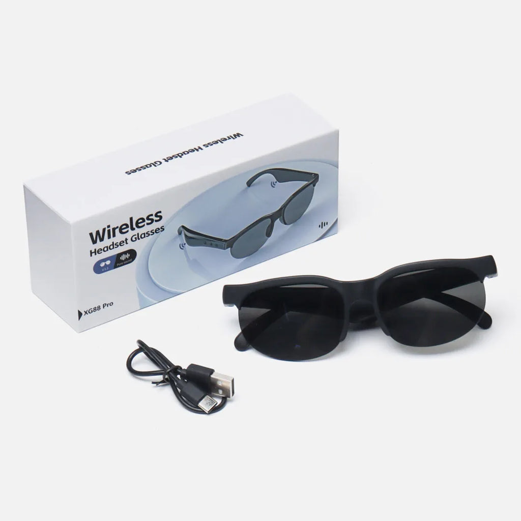 Bluetooth Sunglasses | Audio Call + Music + Voice Assistant | ৳1250 Free Delivery