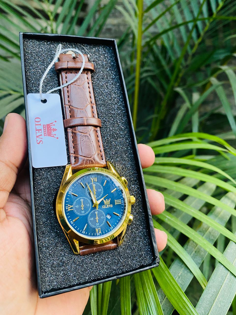 OLEVS Premium Men’s Watch | মাত্র ৳990 | Free Gifts & Raffle Draw Offer